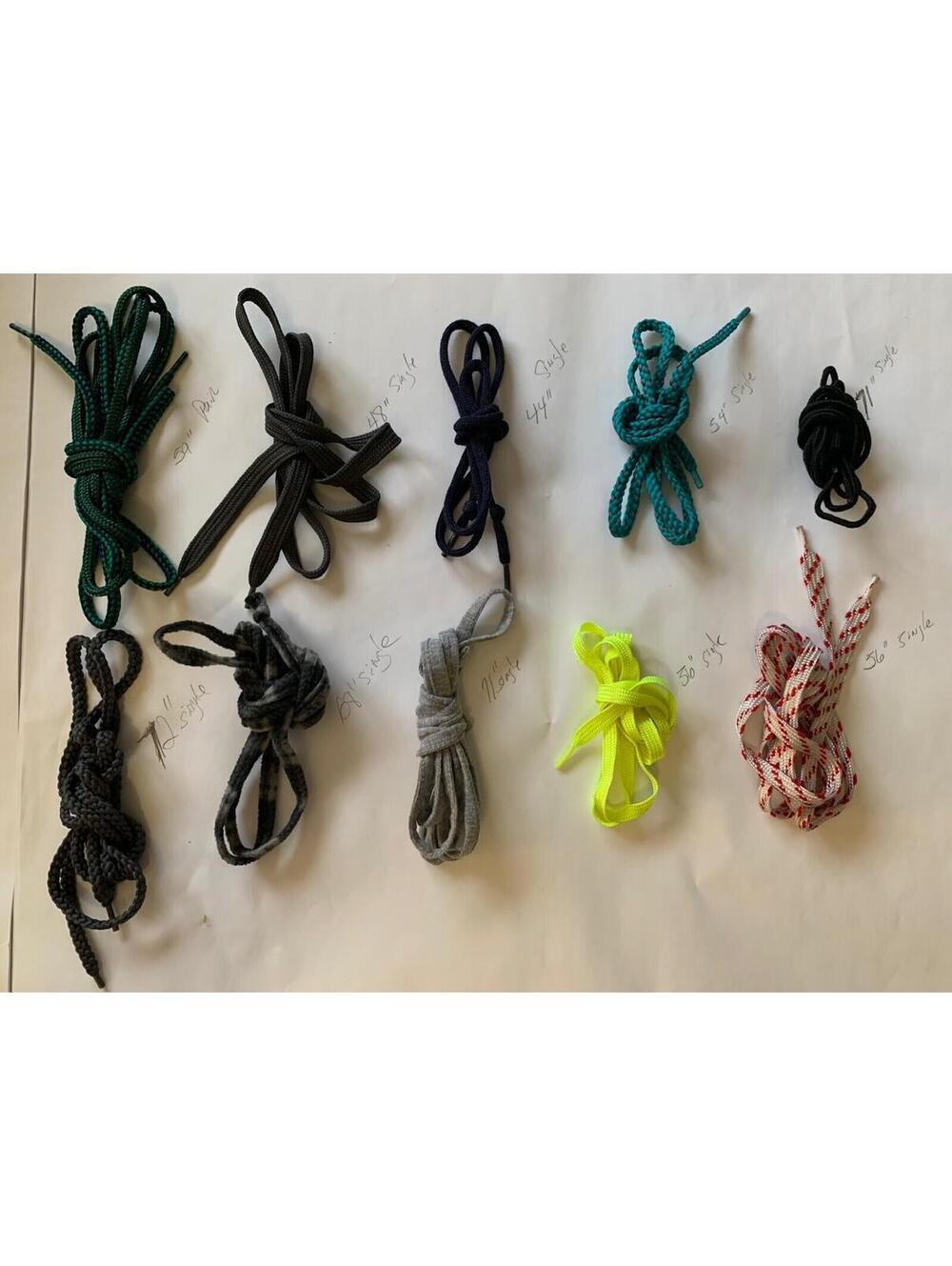 Various Color & Length Shoe and Draw Strings
